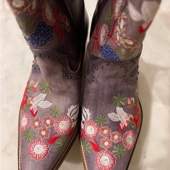 Anthropologie Dingo Poppy Western Boots - Picture 4 of 5